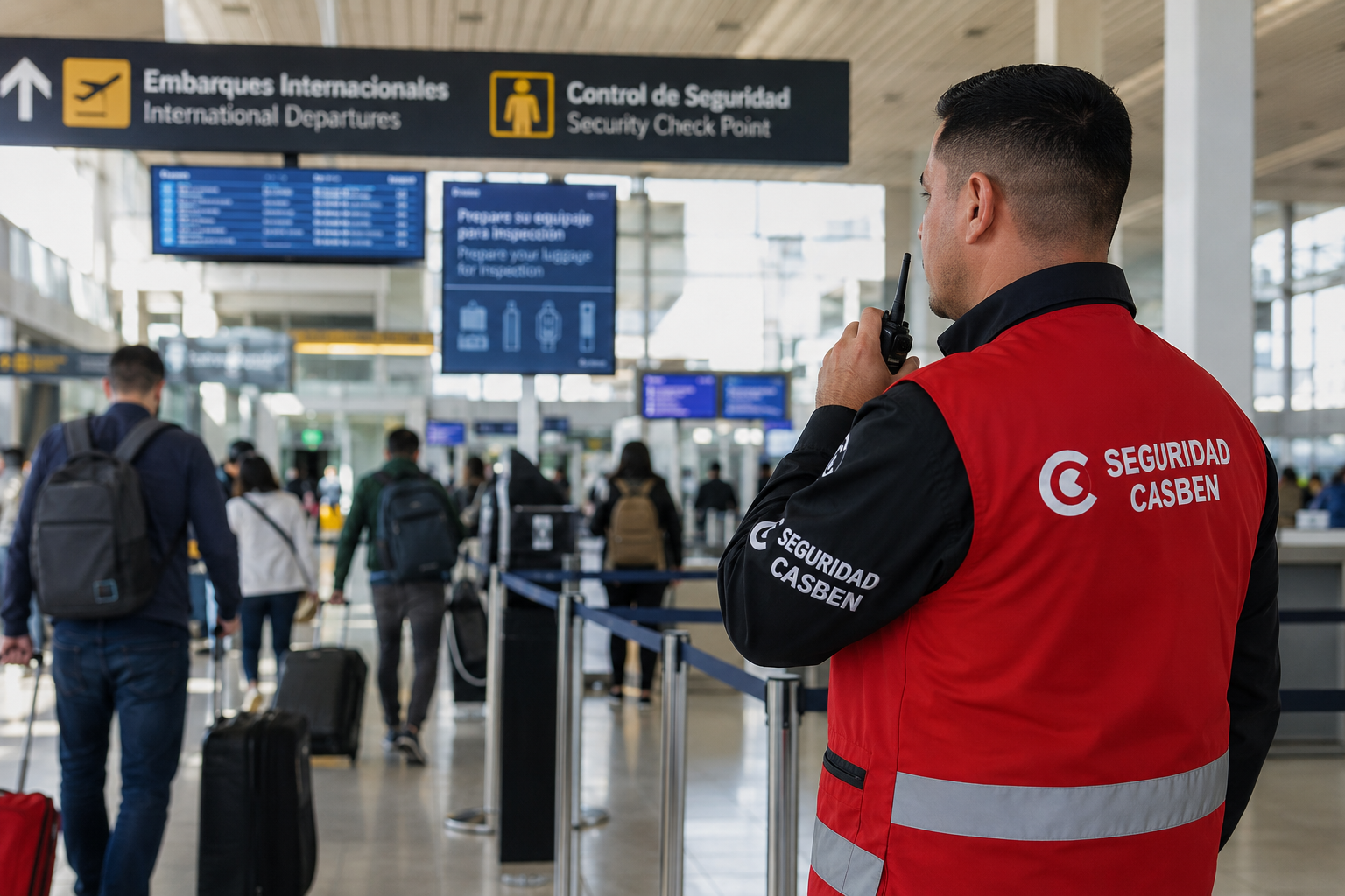 Control y monitoreo de seguridad aeroportuaria