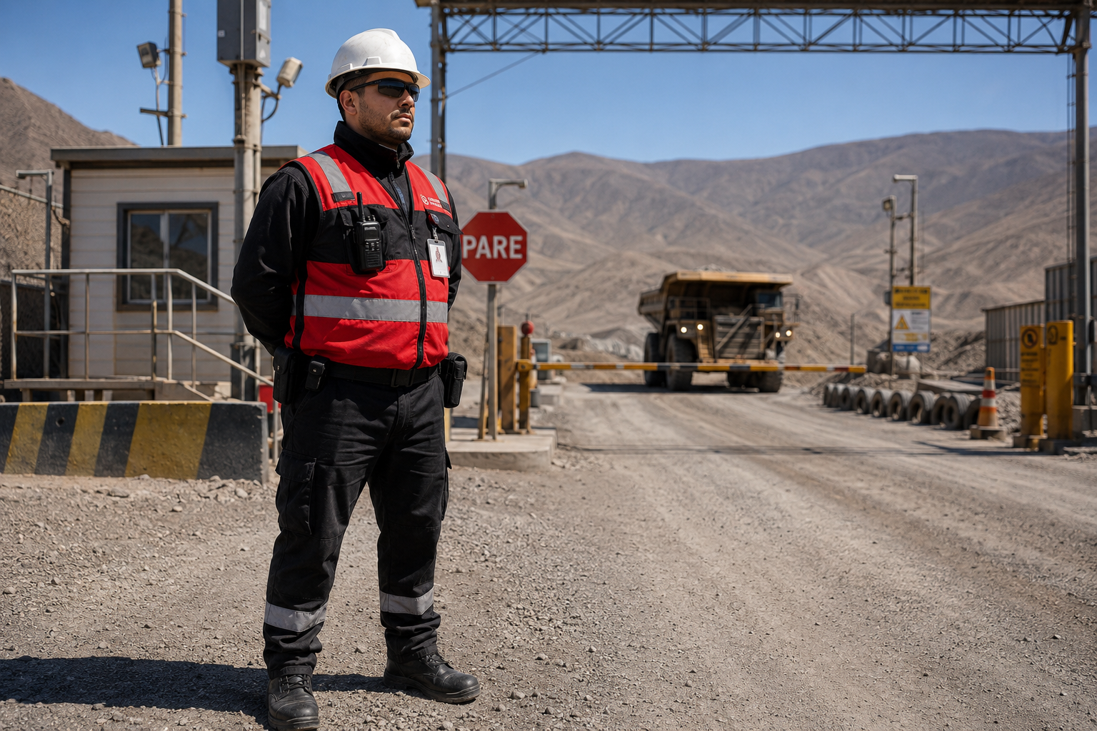 Guardia minera con experiencia en terreno
